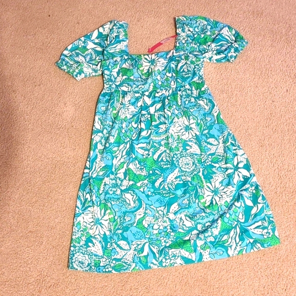 LILY PULITZER DELANEY SHORT SLEEVE DRESS - Picture 1 of 7